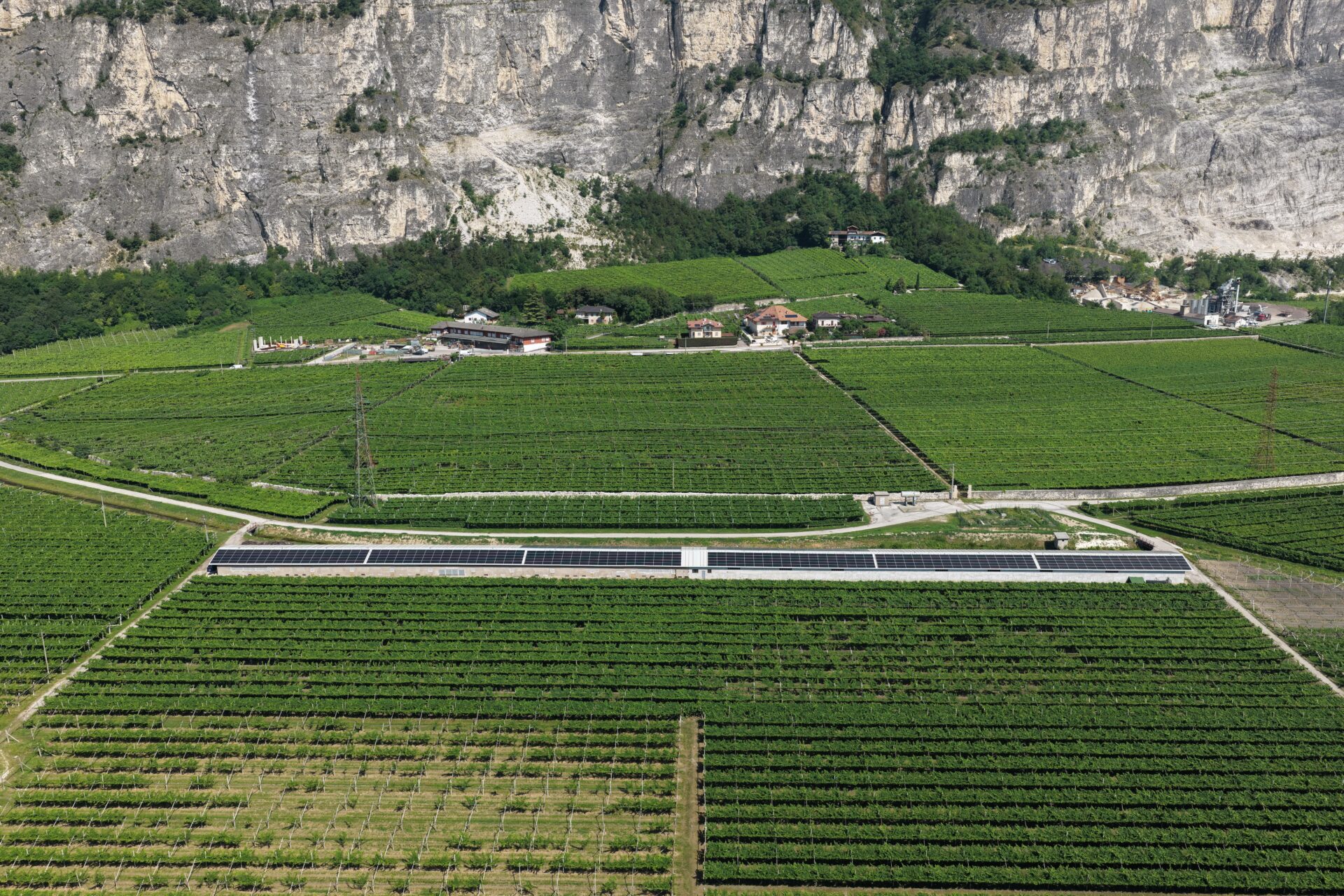 Dettaglio pannelli fotovoltaici